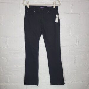 NYDJ Women's Size 6 Jeans Black Mini Boot